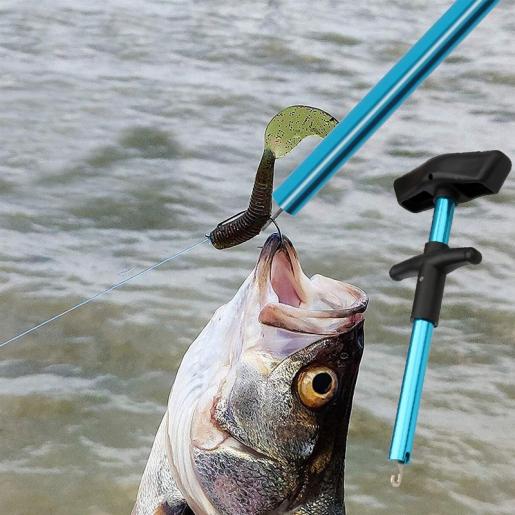 全城熱賣, Aluminum Alloy Decoupler T-Shaped Fish Hook Remover Sea Fishing  Equipment 24 X 7.5cm