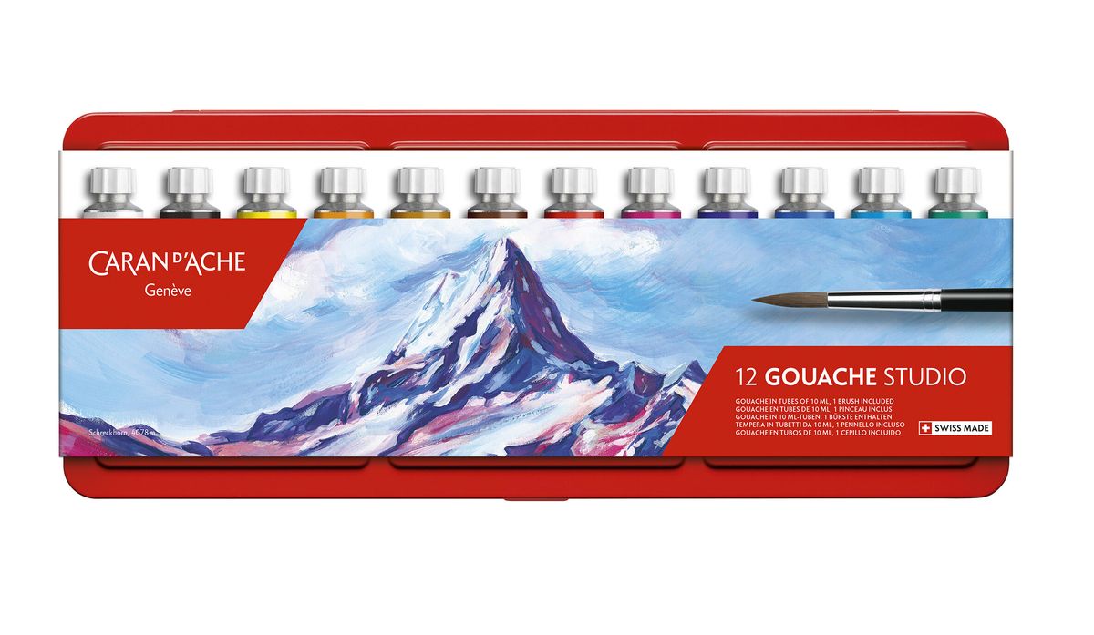 Gouache Studio 12色支裝廣告水彩