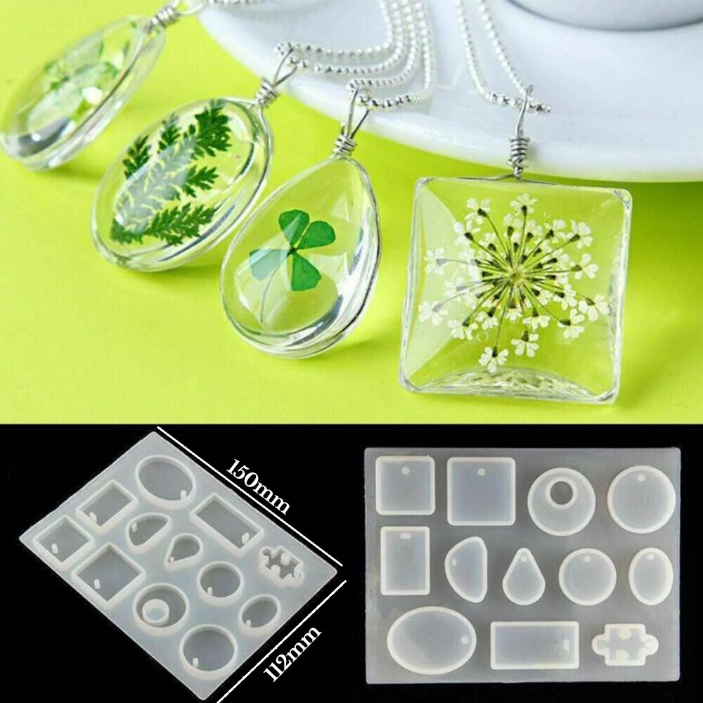 Silicone Pendant Mold Making Jewelry Tool For Resin Necklace Mould Casting Craft