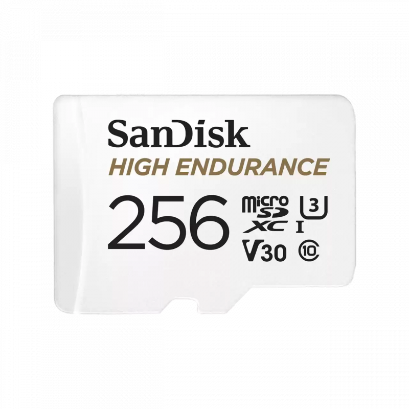 SanDisk 256GB High Endurance microSD™ Memory Card w/Adapter