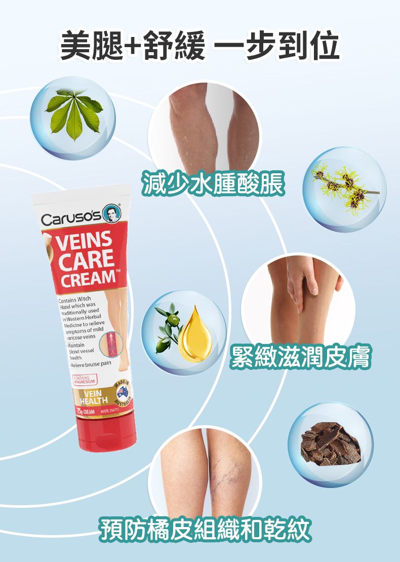 Caruso s Caruso s Veins Care Cream 75g HKTVmall The Largest HK