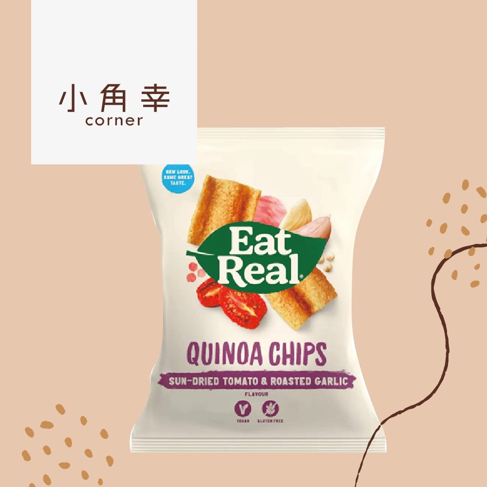 Eat Real Quinoa Chips Tomato & Garlic 80g