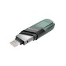 128GB USB 3.1 iXpand Flash Drive Flip 2-in-1 Flash Drive with Lightning and USB-A SDIX90N