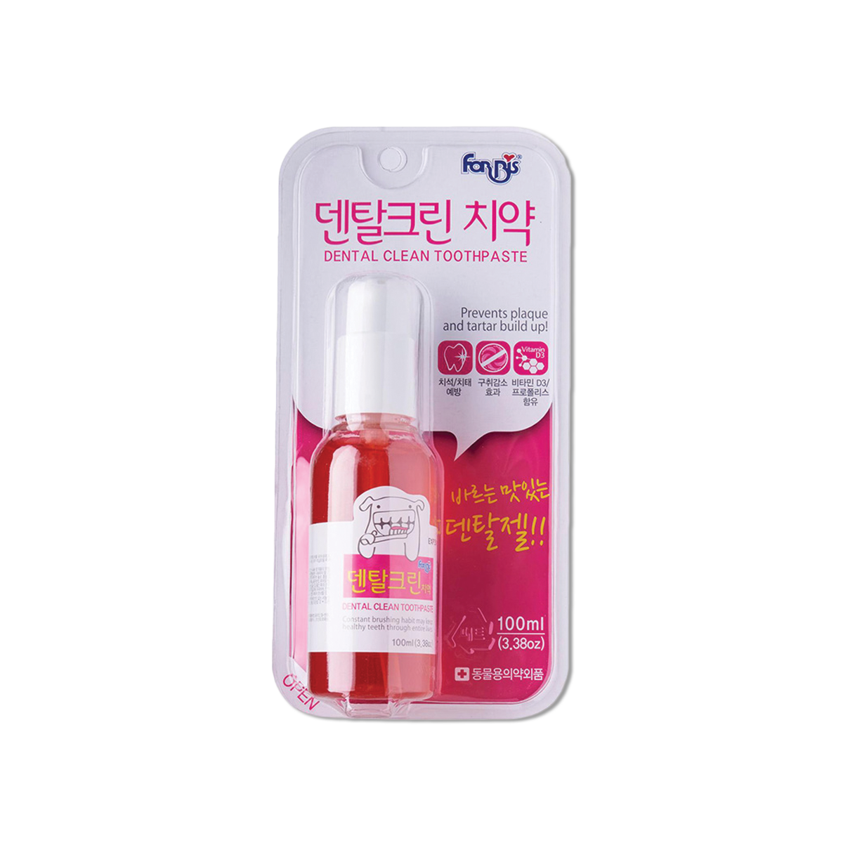 Korean Strawberry Dental Clean ToothPaste (100ml)