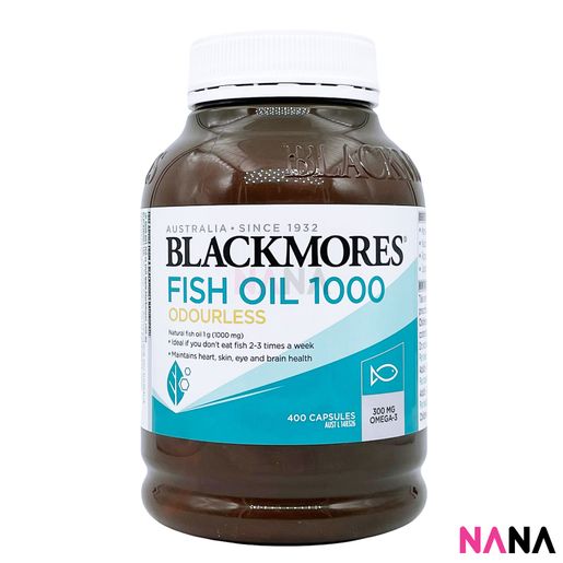 BLACKMORES | Odourless Fish Oil 1000mg 400 Capsules (EXP:07 2026) |  HKTVmall The Largest HK Shopping Platform