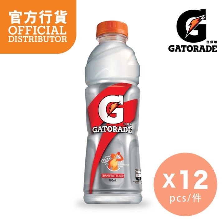 運動飲品 (600亳升) – 西柚味 x 12件 (新舊包裝隨機發送)