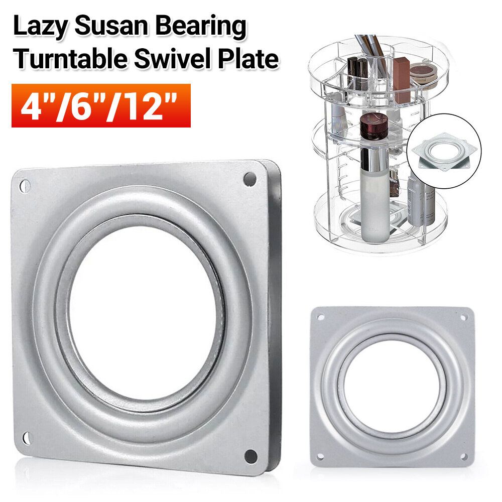 4-inch square turntable galvanized 360-degree free rotation iron turntable universal display stand base display stand base