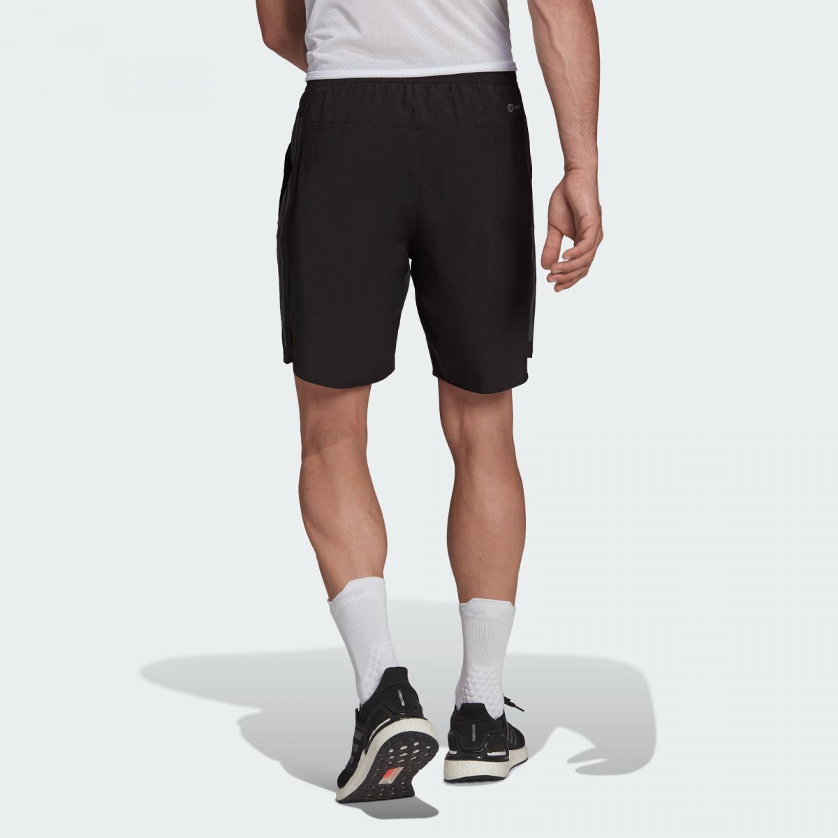 adidas | Adult ICON FULL REFLECTIVE 3-STRIPES SHORTS | Color : Black | Size : A/S5” | HKTVmall The Largest HK Platform