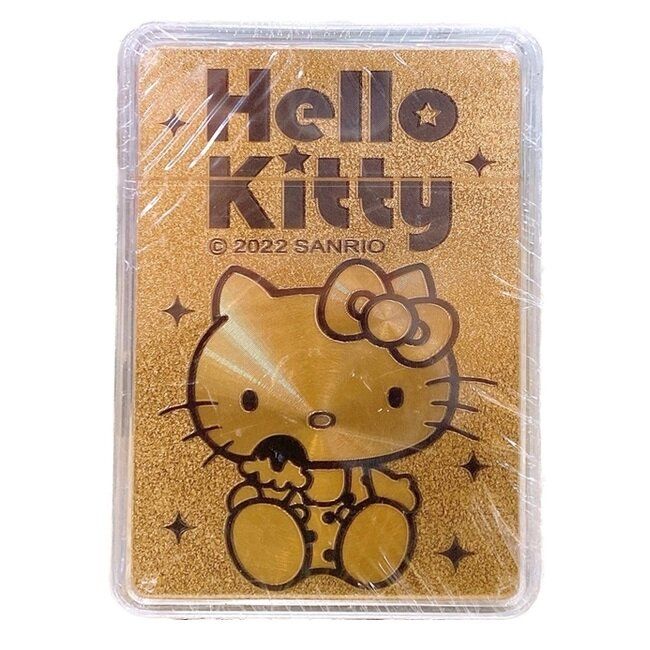 HELLO KITTY GENUINE POKER CARD GAME BOARD GAME (GOLD)