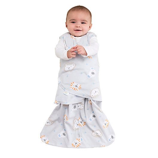 (Summer/ NB/ 0-3mth )Halo 2 in 1 Swaddle + Sleeping Bag (Animals/ Cotton) _12540