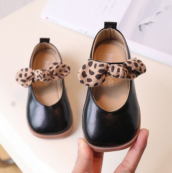 兒童休閒單鞋【21-30碼】【黑色】(下單後聯絡客服確認發貨尺碼) #F246010407