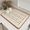 Diatomite Placemat Kitchen Mat - Beige Edge Cutlery Pattern