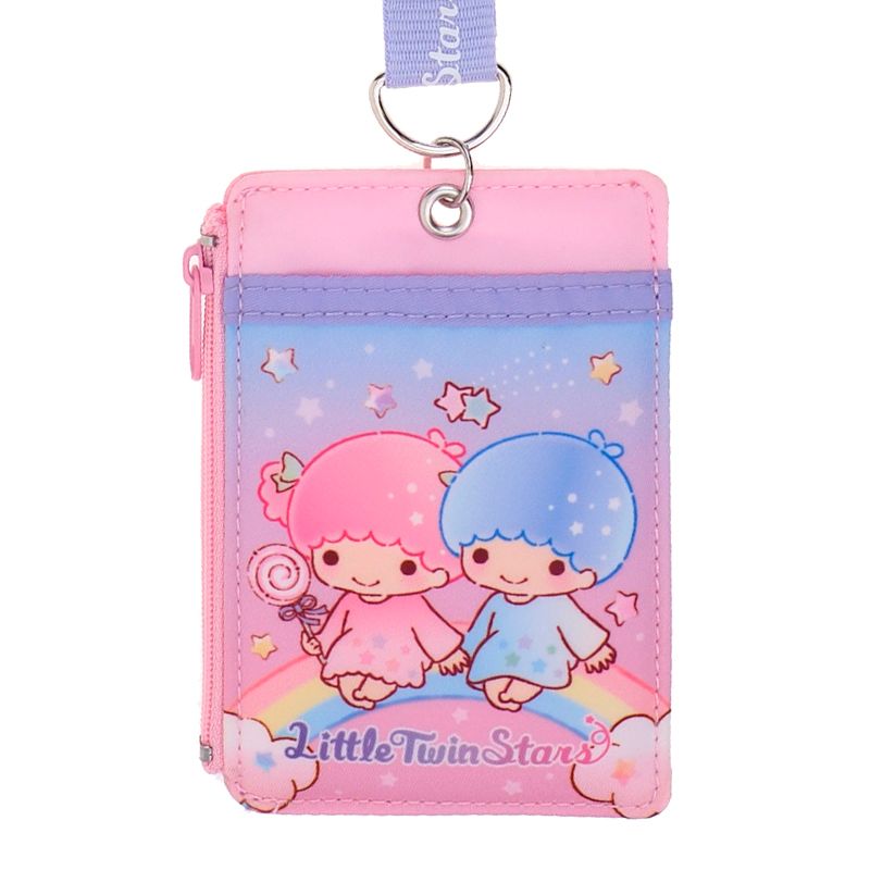 Little Twin Stars Card Holder with Neck Strap