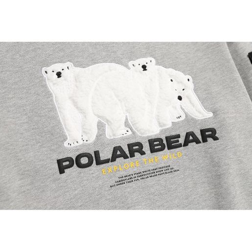 National Geographic | Unisex Polar Bear Graphic Fleece