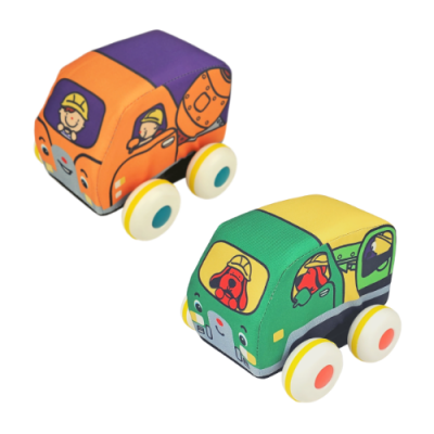 KA10836-Pull Back Autos (Concrete Mixer+Tow Truck)