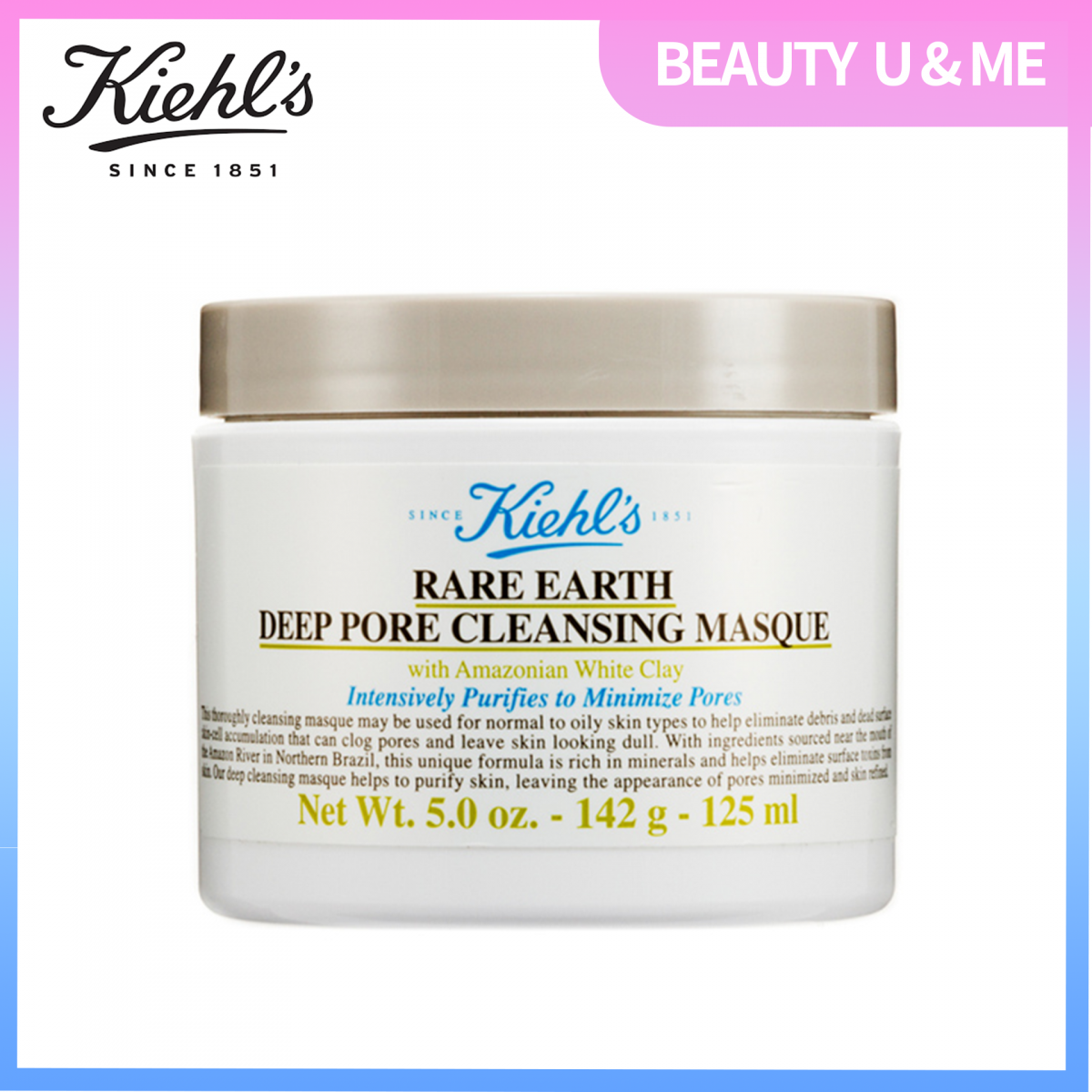 Rare Earth Deep Pore Cleansing Masque 125ml [Parallel Import] bye acne!