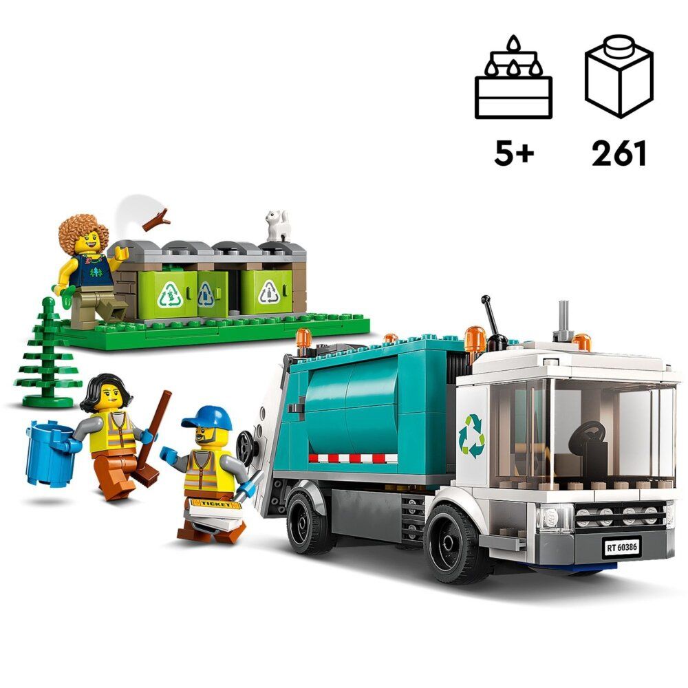 lego recycling truck