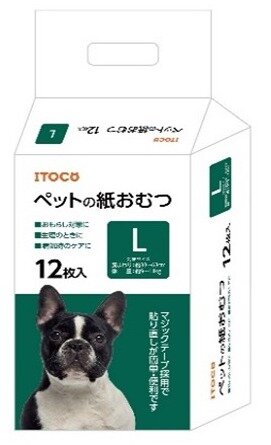 Iacl Pet Diapers (L) 12pcs | New Package