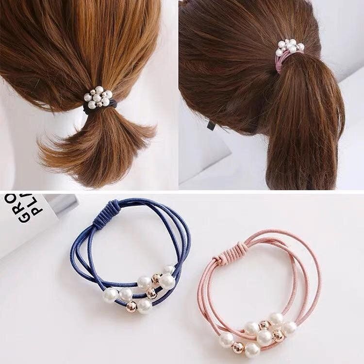 [3pcs] 韓式創意紮頭髮繩 Korean creative hair tie (Random color)