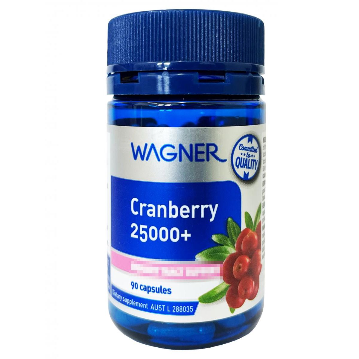 Cranberry 25000+ 90 Capsules (Parallel Import)