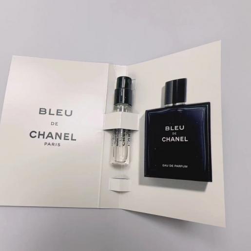 Chanel, Chanel Chanel blue men's bleu boyfriend perfume test tube perfume  EDP strong fragrance sample 1.5ml