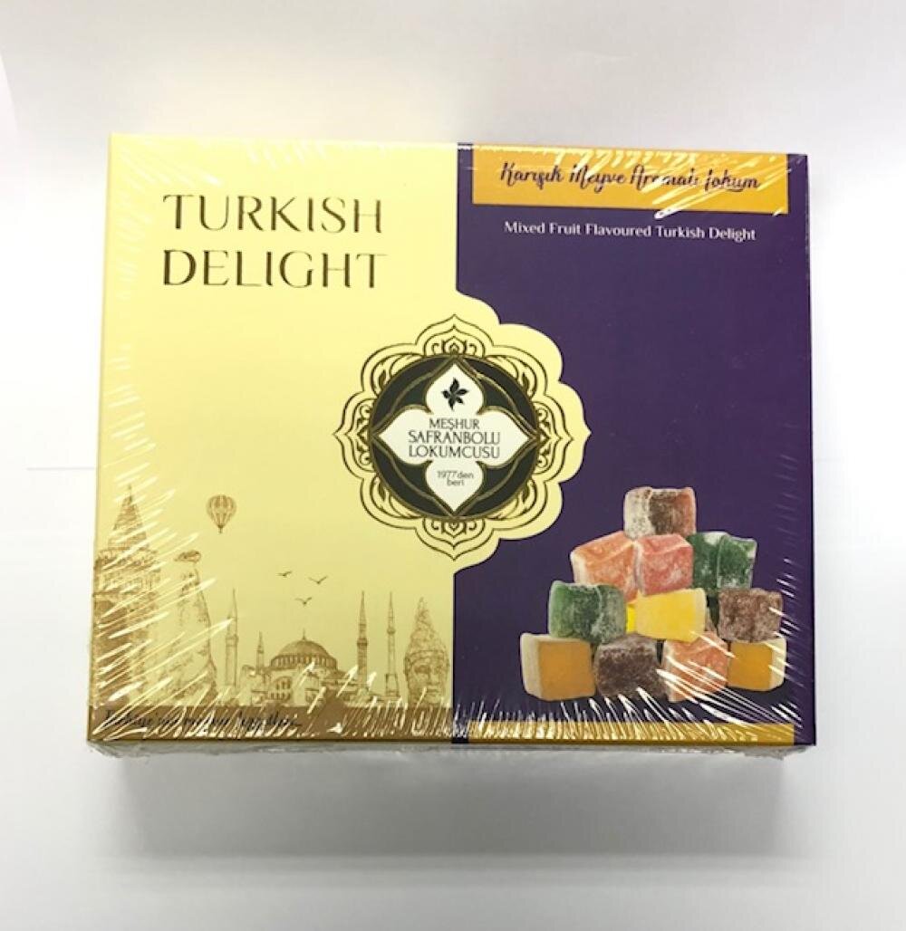 土耳其軟糖 什果味 200克 Turkish Delight Mixed Fruit Flavored 200gr 此日期前最佳 2025年1月15日