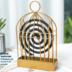 鳥籠金屬蚊香盒, 款式隨機發出 (此產品是蚊香架 *不含蚊香)