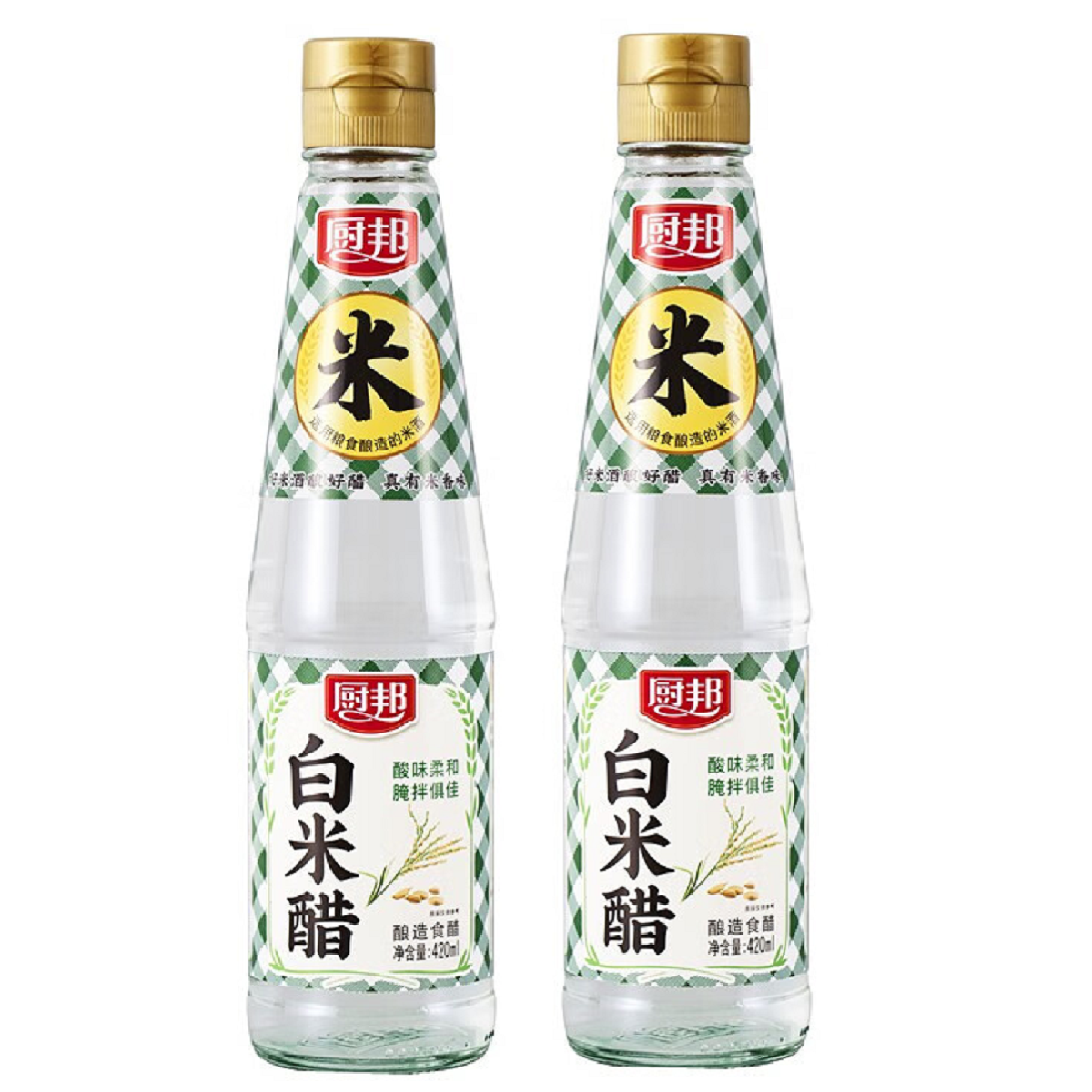 白米醋 (420ml❎2) 釀造食醋 料理醋 煮食用醋 白醋 #最佳期限 2027-5-22