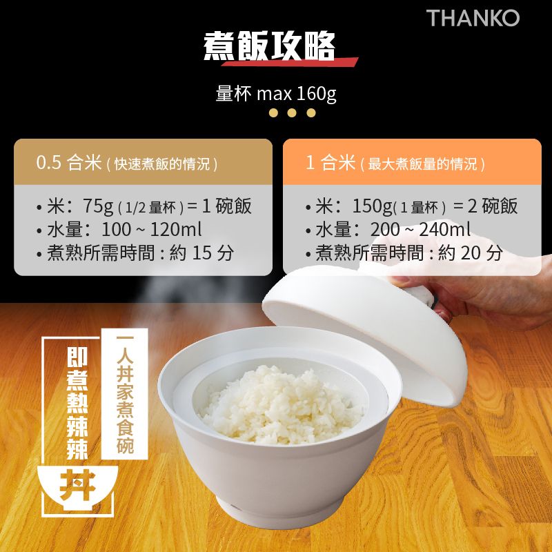 Thanko Donburi Rice Cooker