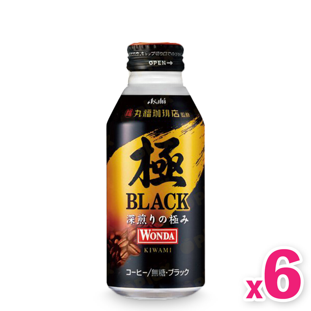 Japan Asahi [Wonda Kiwami] Black Coffee (400ml) x 6cans