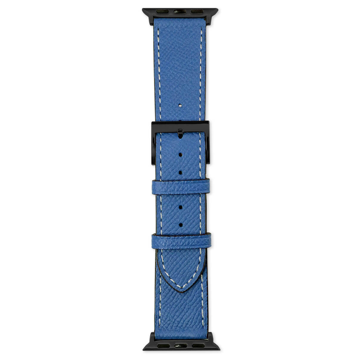 38mm/40mm/41mm Apple Watch Strap - Calf Leather Band (Bright Blue)