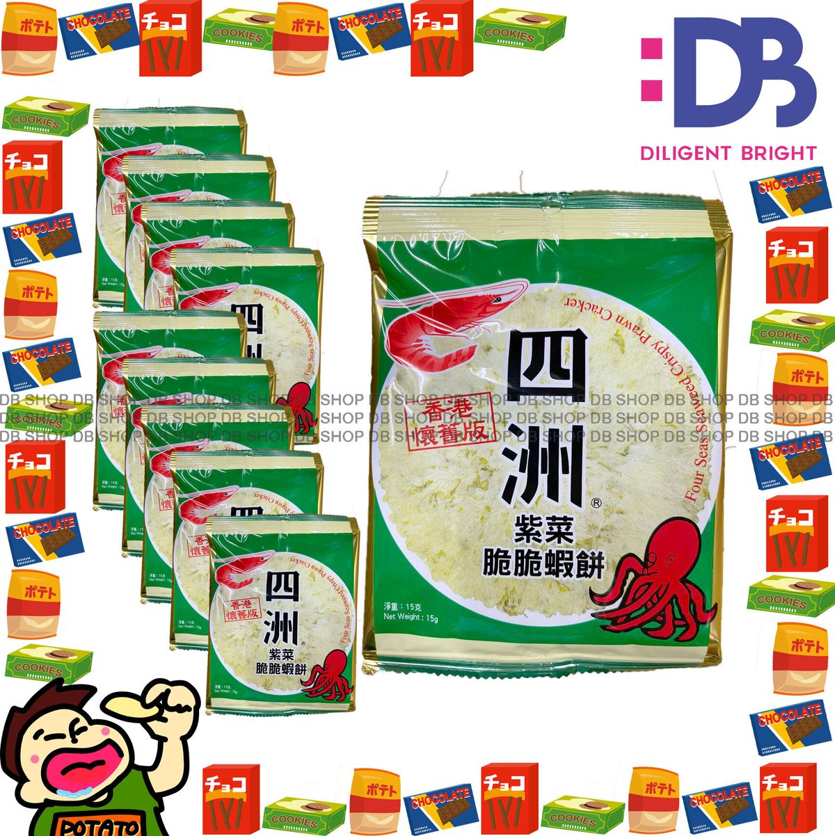 紫菜脆脆蝦餅 (15克 X 10)