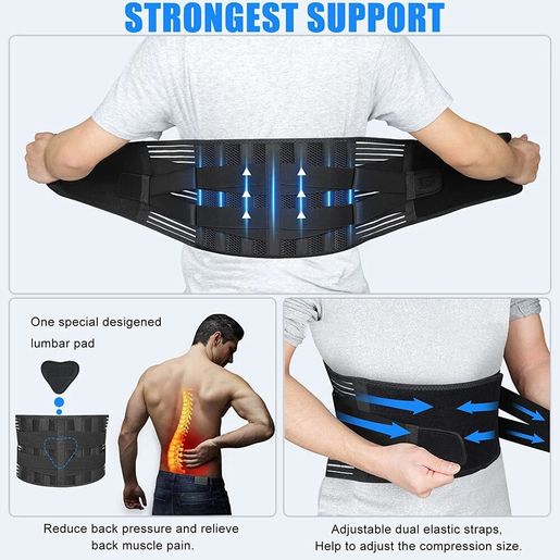 Compression Lumbar Belt Fitness Breathable Sports Lumbar Support St