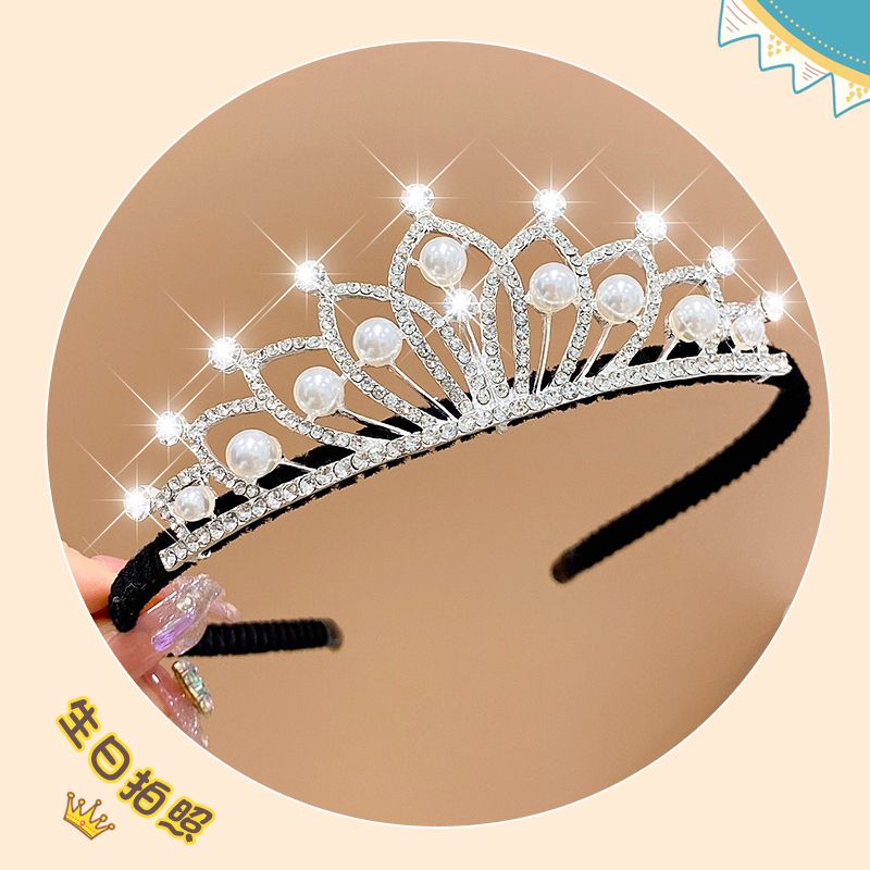 女童皇冠髮箍王冠頭箍髮飾(16#詩蕾)