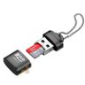 Portable Mini microSD Card Reader (USB 2.0)/High Speed MicroSD Phone Memory Card Reader/SDXC SDHC