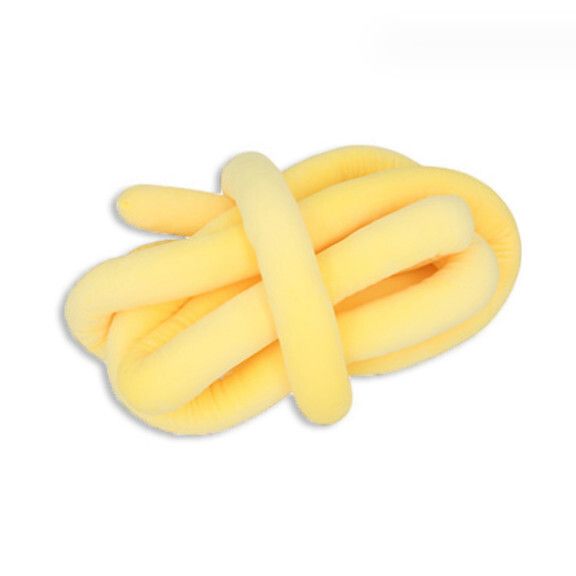 防撞編織床圍 抱枕（NO3黃色）（單股15米）#H257020042