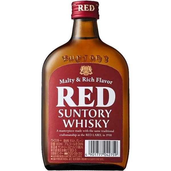 Suntory Red Blended Whisky Without Box 180ml x2