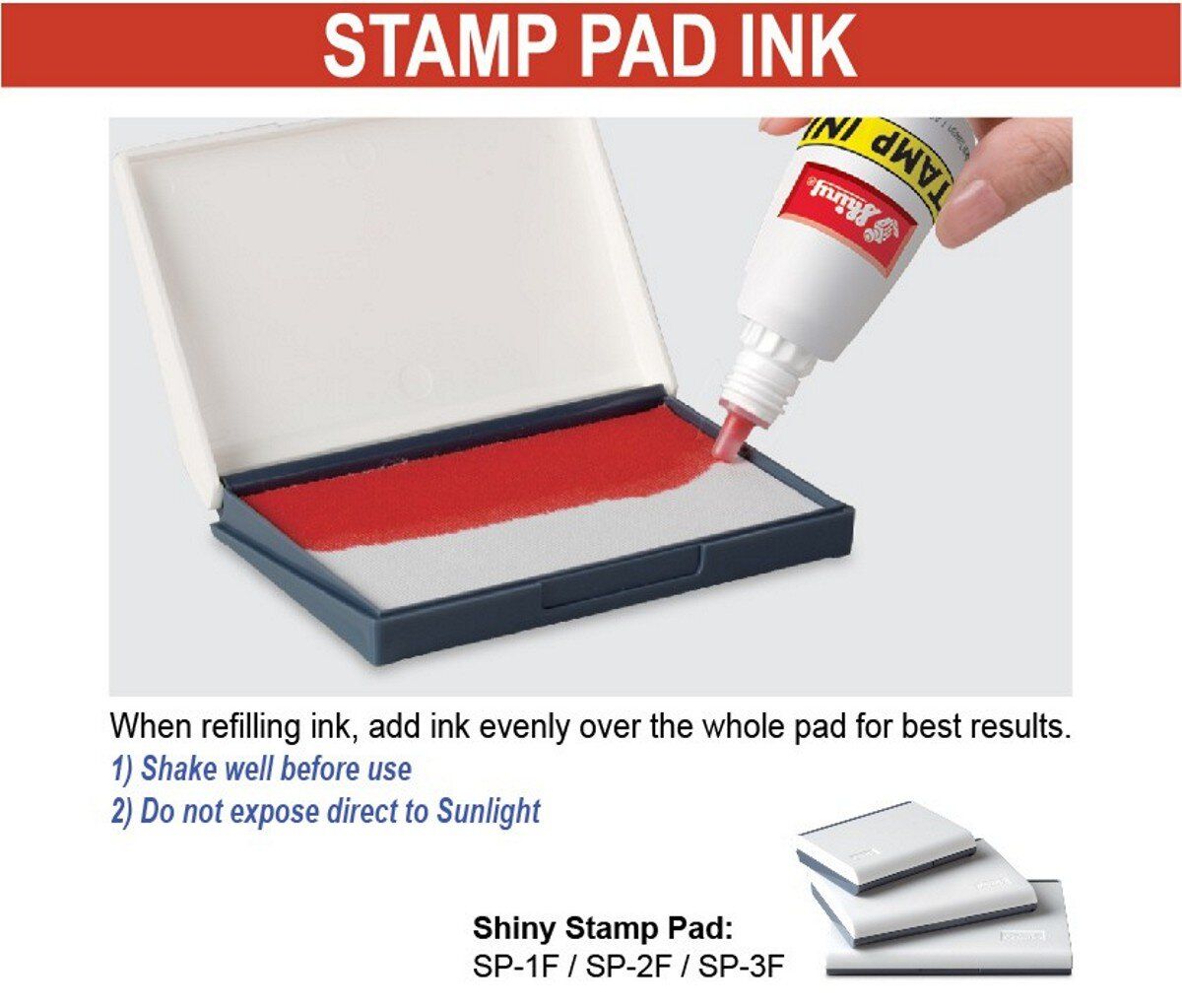 Carter's™ Stamp Pad Inker - 1 Each - Red Ink - 2 fl oz - Red