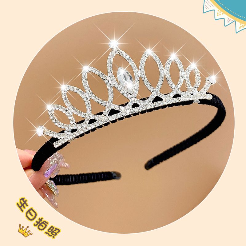 女童皇冠髮箍王冠頭箍髮飾(14#冷松)