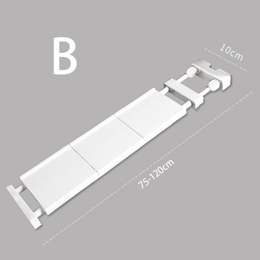 75-120cm 伸縮窗臺置物架  窗臺空間利用可伸縮層板置物架 層架 衣櫃隔板 分層架 伸縮隔板 收納隔板 衣櫥分層板 整理架