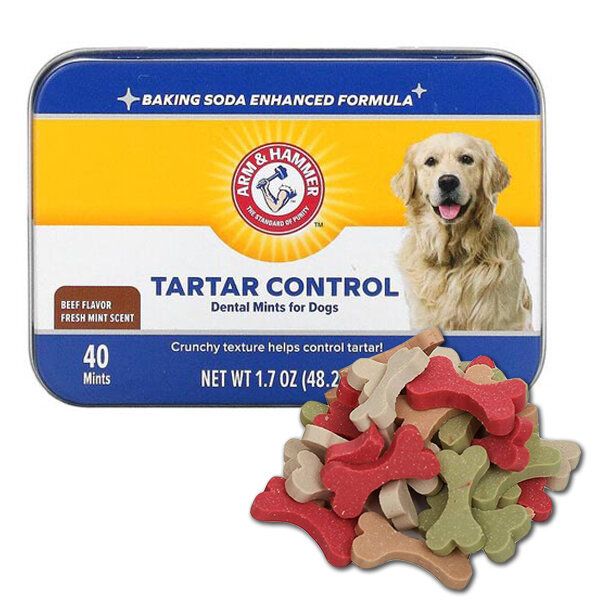 ARM HAMMER Tartar Control Dental Mints For Dogs Fresh Mint with Beef Original parallel import HKTVmall The Largest HK Shopping Platform