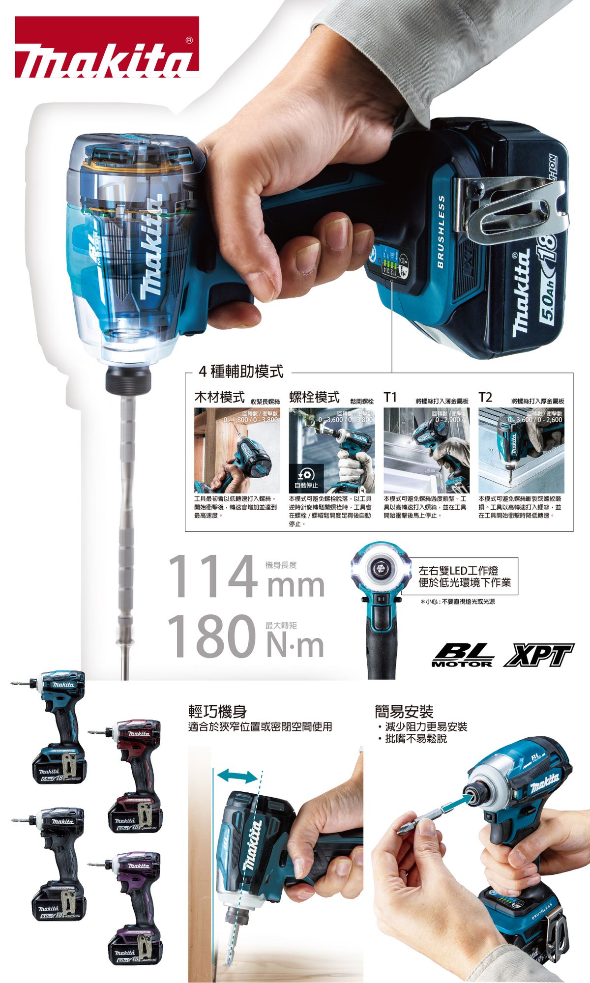 Makita td171 online purple