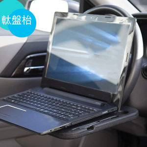 Black Car Steering Wheel Tray Table Food Eating Laptop Holder iPad Notebook  Desk