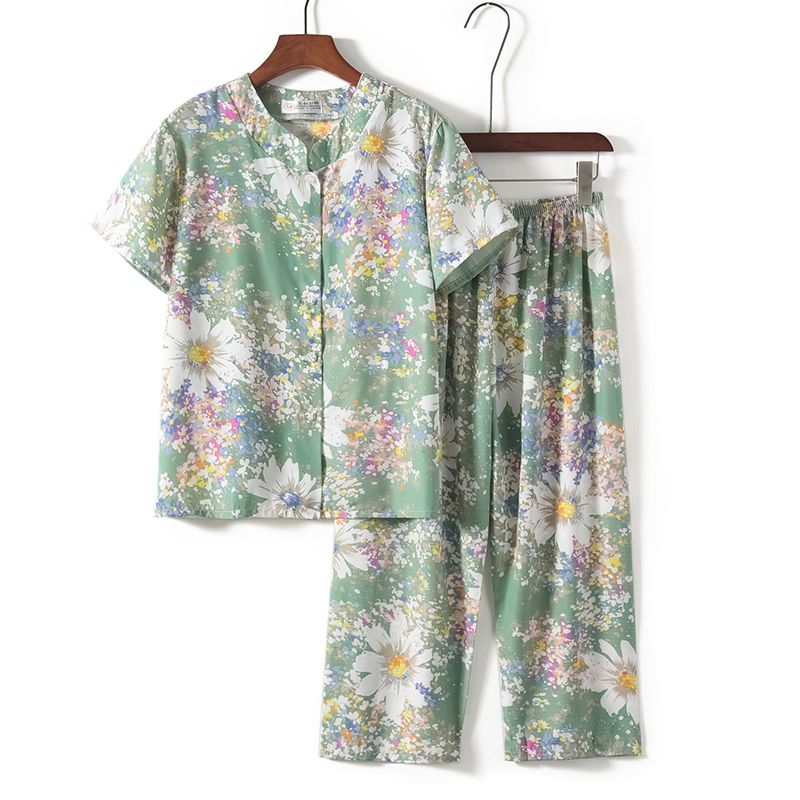 老年人短袖套裝( L-3XL碼 15號色）【下單後請聯絡客服確認發貨尺碼】F001099015