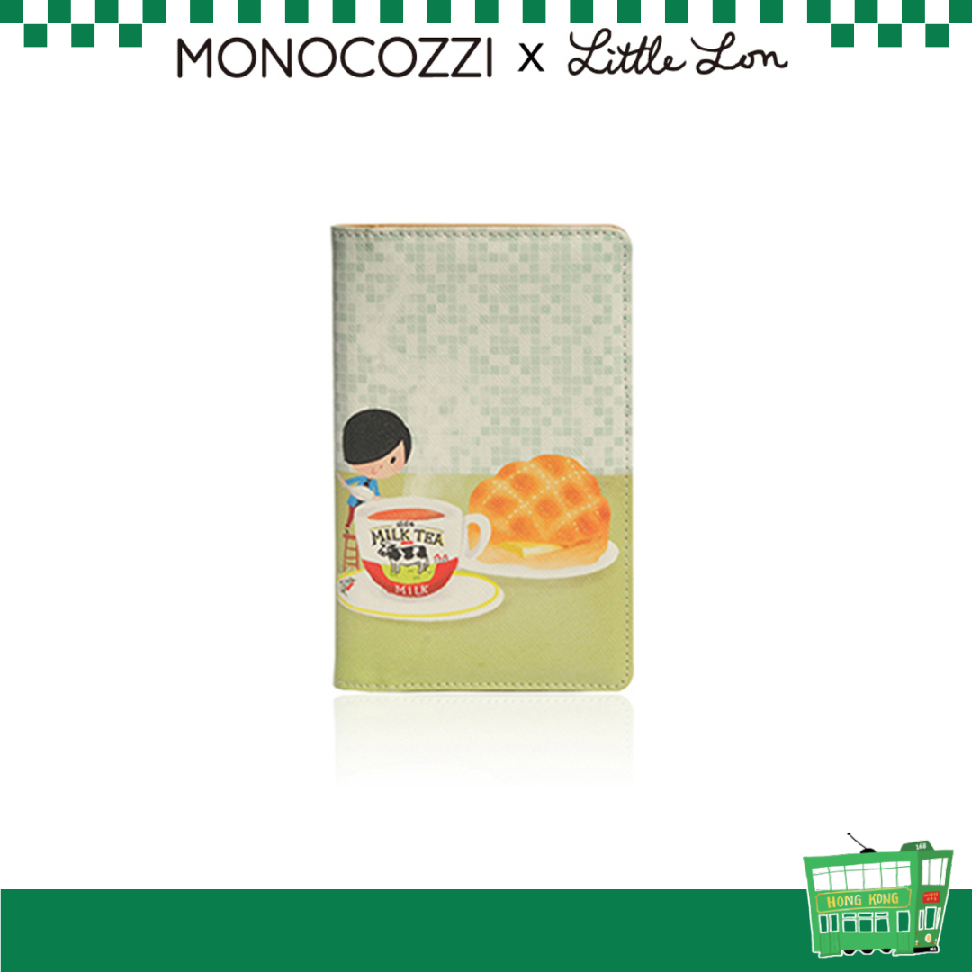 Lon Lee x MONOCOZZI | 仿真皮護照套 - 奶茶