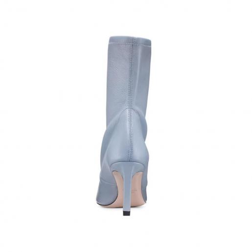 STUART WEITZMAN | Women's Pointed Toe High Heel Ankle Boots Mist Blue B596  | Color : Misty Blue | Size : U | HKTVmall The Largest HK Shopping Platform