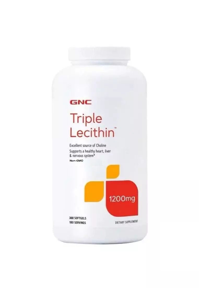 GNC Triple Lecithin 1200mg 360 Softgels (parallel import) HKTVmall