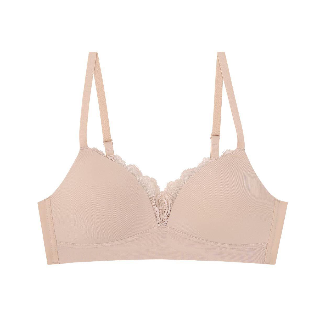 WACOAL, WB5X61 Non-Wire Mold Cup Bra, Color : Beige (BE), Size : B75
