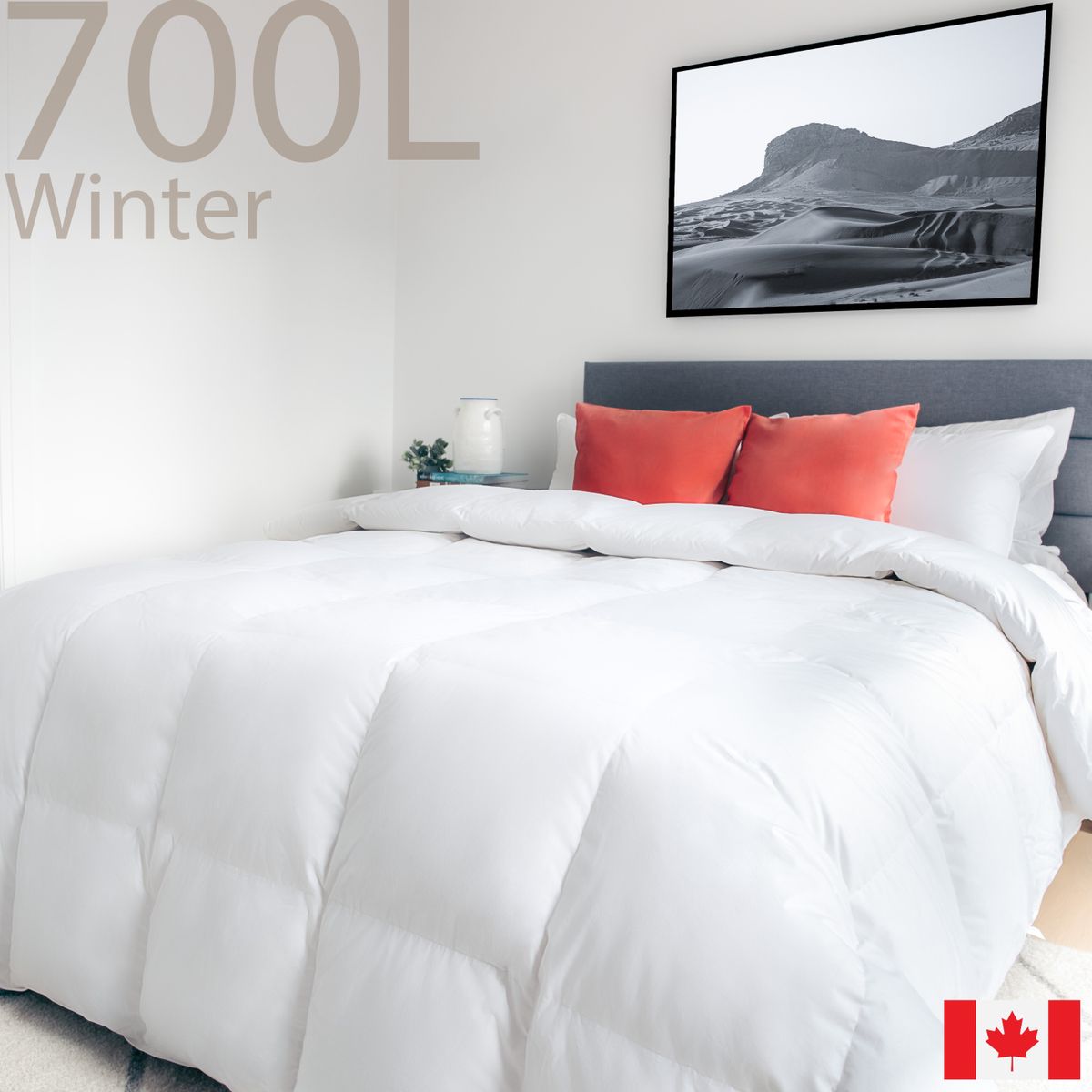 HIghland Feather Canadian Super light Down Winter comforter Double
