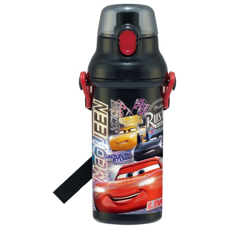 Disney Cars Water bottle Antibacterial One touch Bottle 480ml PSB5SANAG [Parallel imports good]
